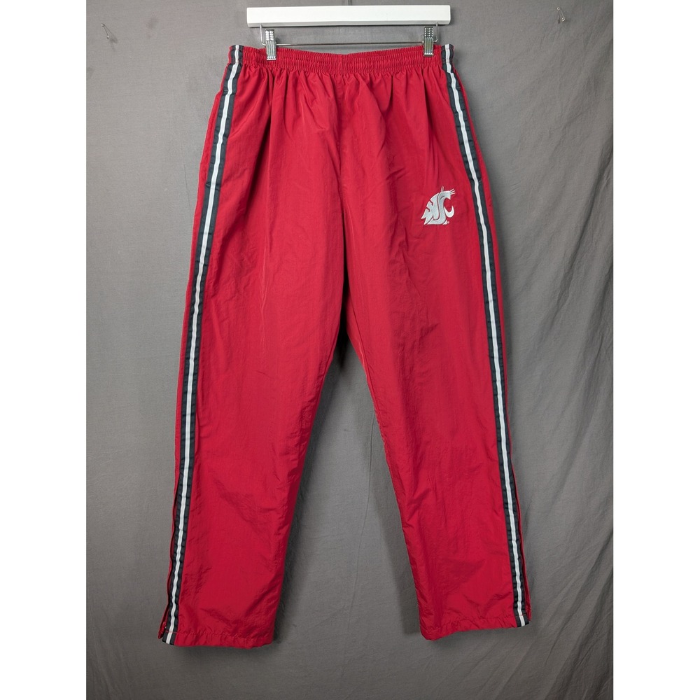 Gear For Sports Washington State WSU Cougars Track Pants Red Mens Large 6181